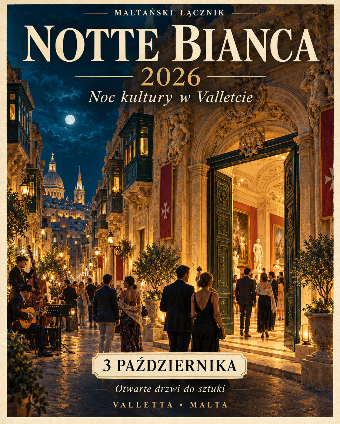 Cover Image for "Notte Bianca" czyli noc kultury w Valletcie🌙 